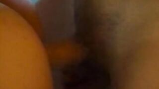 Babe Hot dig her time as she blows turned on stud big penis on the couch