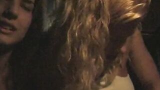 Incredible cuttie likes it when her soak adorable cunt is licked and rubbed