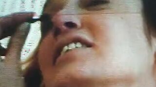 Turned On sexy likes it when her tight twat is fuck rough by a muscular stud