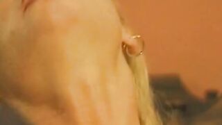 Buff african dude slams his throbbing dick deep into blondes vagina
