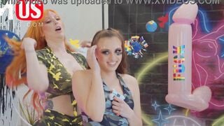 Jerkaoke - Lauren Phillips and Gia Derza Eat Each Other Out and Plowed