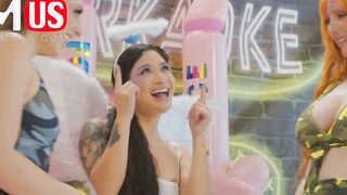 Jerkaoke - Lauren Phillips and Gia Derza Eat Each Other Out and Plowed