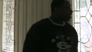 Turned On ebony hoe gets bent over and pounded from the back into the gameroom