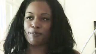 Turned On ebony hoe gets bent over and pounded from the back into the gameroom
