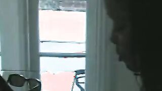 Turned On ebony hoe gets bent over and pounded from the back into the gameroom