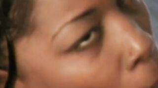 Turned On ebony hoe gets bent over and pounded from the back into the gameroom