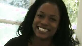 Turned On ebony hoe gets bent over and pounded from the back into the gameroom