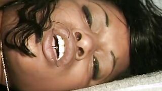 Turned On ebony hoe gets bent over and pounded from the back into the gameroom