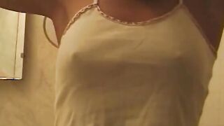 Cutie little whore spreads her legs and gets her soak twat tasted and banged