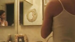 Cutie little whore spreads her legs and gets her soak twat tasted and banged