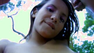 Dark Hair Jade Love with deep bj and rough plowed