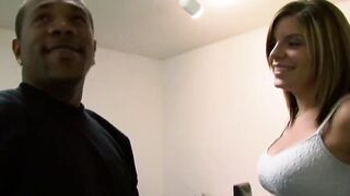 18 Yo Nicole Has Interracial Boned With Huge Ebony Dick