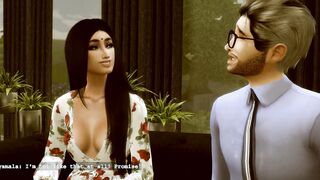 Sims four. Sexsual College. Part three - Job for Desi professor (Penthouse parody)