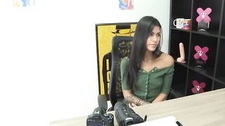 A ENORMOUS DICK for her very first sex casting!