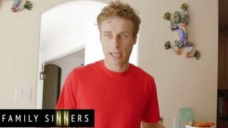 Family Sinners - Khloe Kapri Sweats & Squirts All Over Her Stepbro's Long Penis But Doesn't Stop There