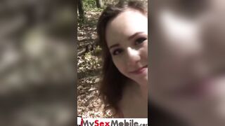 Dark Hair teenie pov sex inside the woods - Mysexmobile