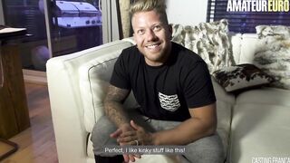 CastingFrancais - Cassie Cloutier Beauty Canadian Gets Her Tight Twat Screwed Rough Into sexy Audition Sex