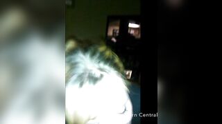 Blonde Postmates bimbos asked to suck my african dick