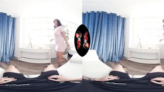 VRLatina - Huge Butt Hispanic Cutey Makes You Penis Cum On Her Long Breasts VR
