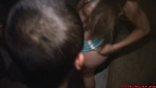 Babe College sluts Amanda lets loose with a Shy Frat Boy