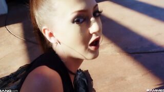 Rammed - Hottie Beauty Gets Both Holes Plowed Hard