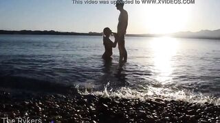 Romantic Sex at a Outside Beach