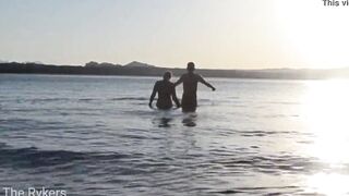 Romantic Sex at a Outside Beach