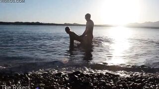 Romantic Sex at a Outside Beach