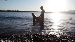 Romantic Sex at a Outside Beach