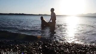 Romantic Sex at a Outside Beach