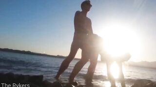 Romantic Sex at a Outside Beach