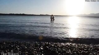 Romantic Sex at a Outside Beach