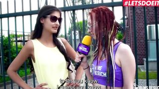 LETSDOEIT - Coco Kiss - Lucky Bro Fucks Public With A Babe German Dark Haired Pornstar