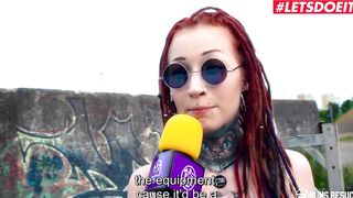 LETSDOEIT - Coco Kiss - Lucky Bro Fucks Public With A Babe German Dark Haired Pornstar