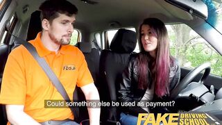 Fake Driving School Long dick Instructor bonnet fucks and licks
