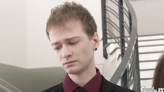 Long Tit mom Milf Fucks Her Stepson to Help Him Deal With Getting No Vagina