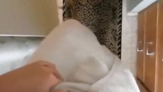 Step Sister helps her Step brother with an injury