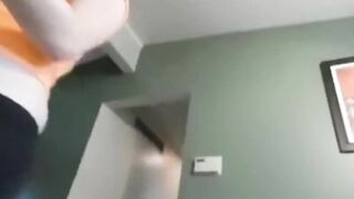 Step Sister helps her Step brother with an injury