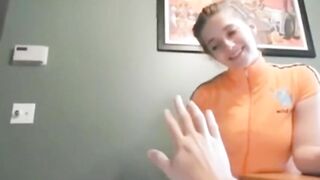 Step Sister helps her Step brother with an injury
