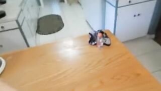 Step Sister helps her Step brother with an injury