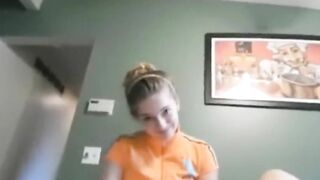 Step Sister helps her Step brother with an injury