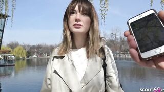 GERMAN SCOUT - DEEP ANAL SEX FOR FLOPPY HOOTERS 19 YEAR OLD KRISTIN AT STREET CASTING