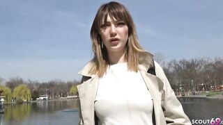 GERMAN SCOUT - DEEP ANAL SEX FOR FLOPPY HOOTERS 19 YEAR OLD KRISTIN AT STREET CASTING