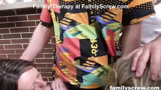 Son Learns how to Banged from Caring Family