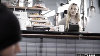 Blonde Hot Blows Off Her Bf and Gets Fuck at Work
