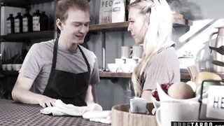 Blonde Hot Blows Off Her Bf and Gets Fuck at Work