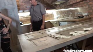 Grandpa and Uncle Hire a Older Dancer
