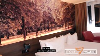 Lou Nesbit enjoying rough cock inside the hotel room! WOLF WAGNER wolfwagner.date