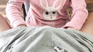 Cutie Dark Hair 18 Year Old Teases And Jerks Off Step Brothers Dick