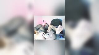 Ligiacute training her slender asshole with buttplug and a HUGE FUCKING SMOOTHIE VIBRATOR